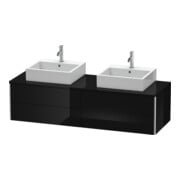 Duravit Waschtischunterschrank XSquare 160x54,8x40cm, 4 La, B bs, wandhängend, sw hgl