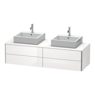 Duravit Waschtischunterschrank XSquare 160x54,8x40cm, 4 La, B bs, wandhängend, we hgl