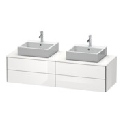 Duravit Waschtischunterschrank XSquare 160x54,8x40cm, 4 La, B bs, wandhängend, we hgl