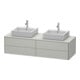 Duravit Waschtischunterschrank XSquare 160x54,8x40cm, 4 La, B bs, wd, betongr m-1