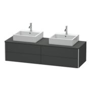 Duravit Waschtischunterschrank XSquare 160x54,8x40cm, 4 La, B bs, wd, graph m