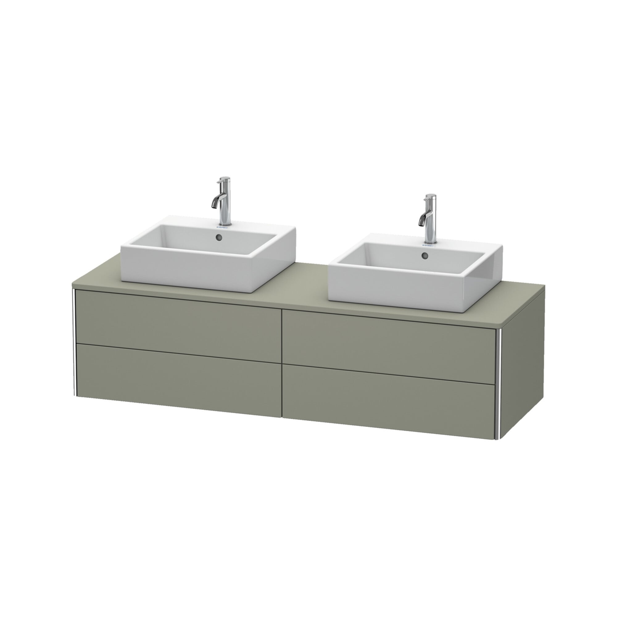 Duravit Waschtischunterschrank XSquare 160x54,8x40cm, 4 La, B bs, wd, st-g m
