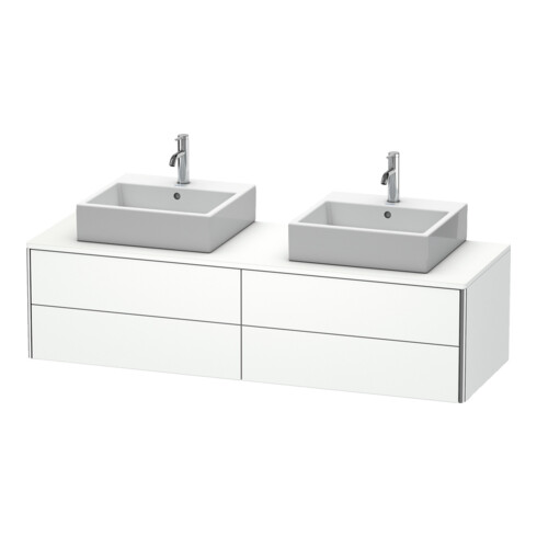 Duravit Waschtischunterschrank XSquare 160x54,8x40cm, 4 La, B bs, wd, we matt