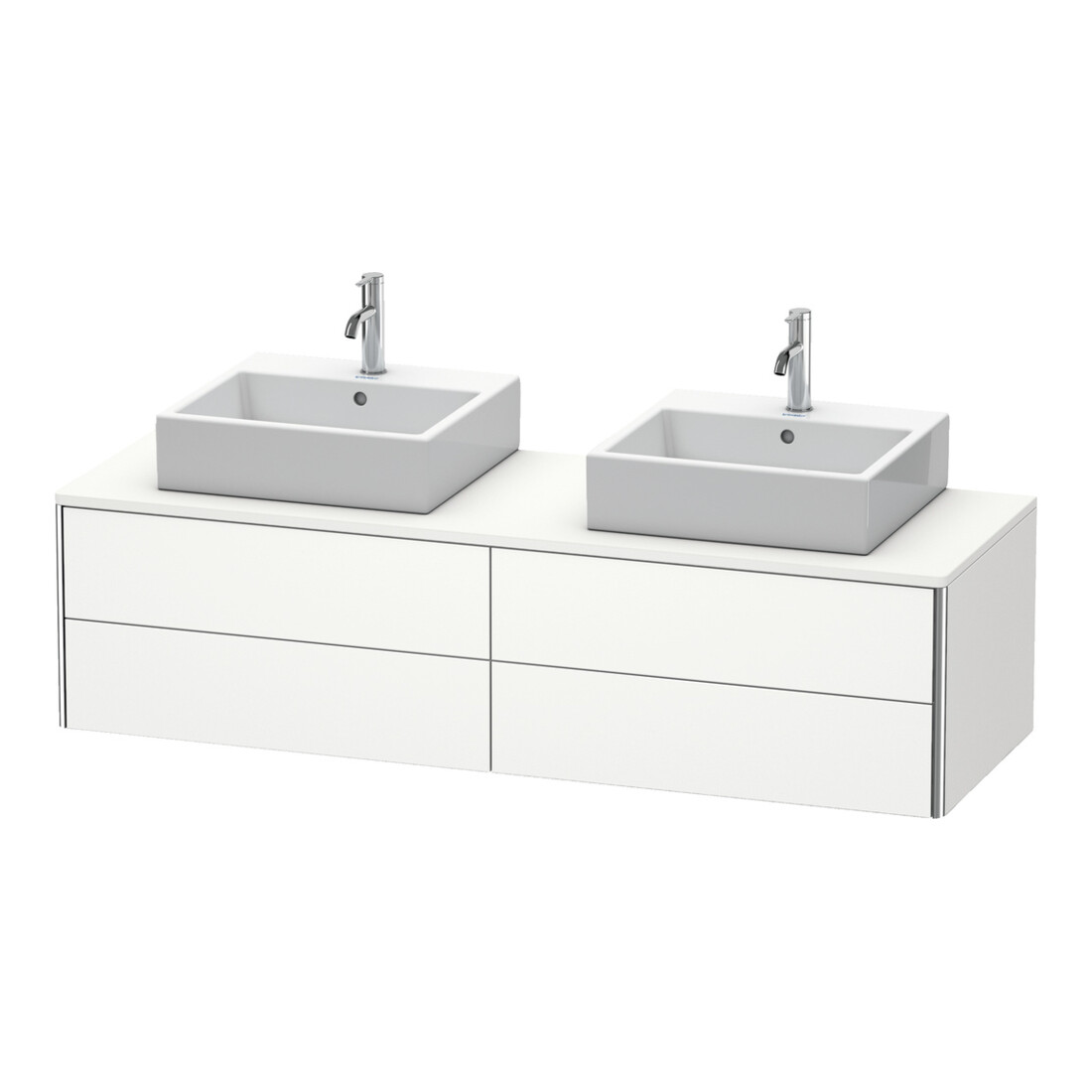 Duravit Waschtischunterschrank XSquare 160x54,8x40cm, 4 La, B bs, wd, we s-matt