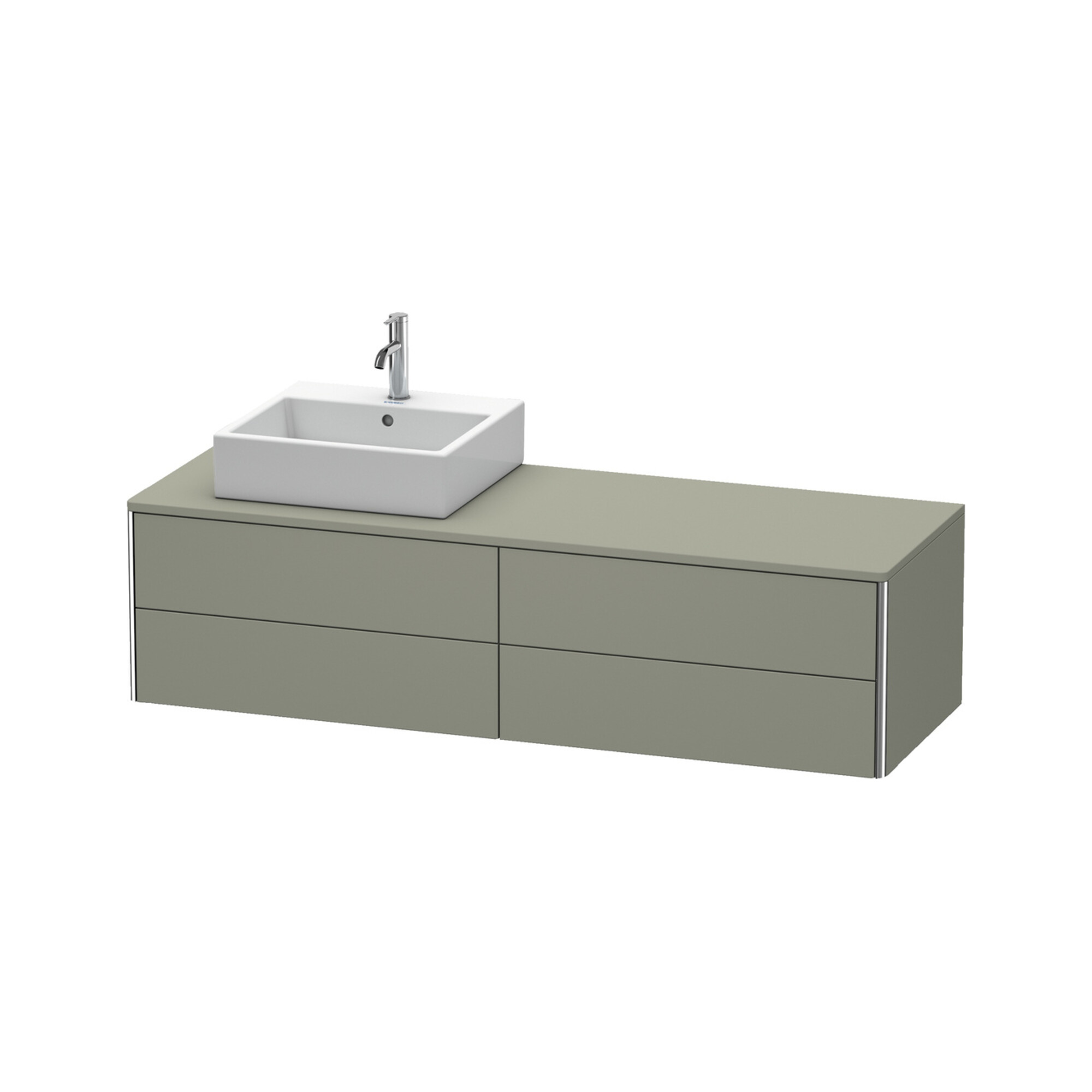 Duravit Waschtischunterschrank XSquare 160x54,8x40cm, 4 La, wd, B l, st-g m