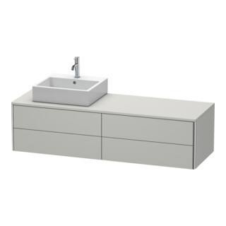 Duravit Waschtischunterschrank XSquare 160x54,8x40cm, 4 La, wd, B li, betongr m
