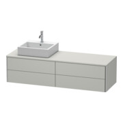 Duravit Waschtischunterschrank XSquare 160x54,8x40cm, 4 La, wd, B li, betongr m