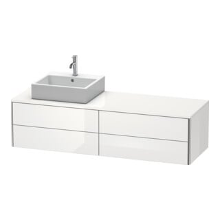 Duravit Waschtischunterschrank XSquare 160x54,8x40cm, 4 La, wd, B li, we hgl