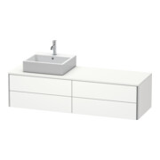 Duravit Waschtischunterschrank XSquare 160x54,8x40cm, 4 La, wd, B li, we s-matt