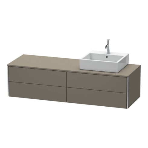 Duravit Waschtischunterschrank XSquare 160x54,8x40cm, 4 La, wd, B r, f G s-matt