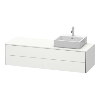 Duravit Waschtischunterschrank XSquare 160x54,8x40cm, 4 La, wd, B r, No w m