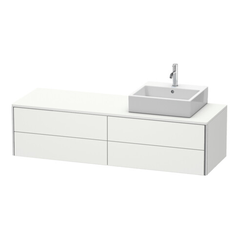 Duravit Waschtischunterschrank XSquare 160x54,8x40cm, 4 La, wd, B r, No w m