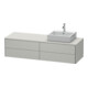Duravit Waschtischunterschrank XSquare 160x54,8x40cm, 4 La, wd, B re, betongr m-1