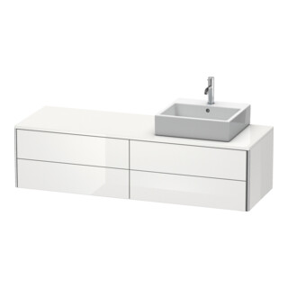 Duravit Waschtischunterschrank XSquare 160x54,8x40cm, 4 La, wd, B re, we hgl