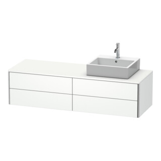 Duravit Waschtischunterschrank XSquare 160x54,8x40cm, 4 La, wd, B re, we matt