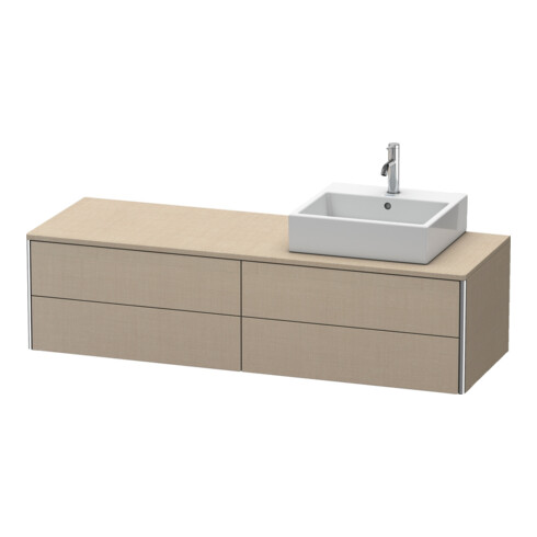 Duravit Waschtischunterschrank XSquare 160x54,8x40cm, 4 La, wd, Beck. re, lei