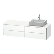 Duravit Waschtischunterschrank XSquare 160x54,8x40cm, 4 La, wd, Beck. re, we m