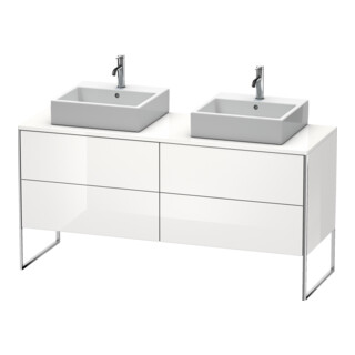 Duravit Waschtischunterschrank XSquare 160x54,8x77,8cm, 4 Ausz., steh., we hgl