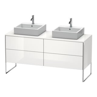 Duravit Waschtischunterschrank XSquare 160x54,8x77,8cm, 4 Ausz., steh., we hgl