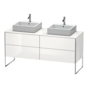 Duravit Waschtischunterschrank XSquare 160x54,8x77,8cm, 4 Ausz., steh., we hgl
