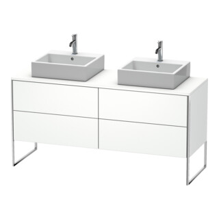 Duravit Waschtischunterschrank XSquare 160x54,8x77,8cm, 4 Ausz., steh., we matt