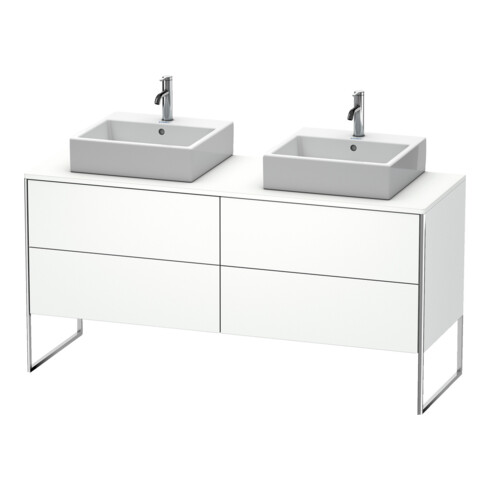 Duravit Waschtischunterschrank XSquare 160x54,8x77,8cm, 4 Ausz., steh., we matt