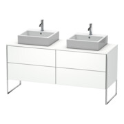 Duravit Waschtischunterschrank XSquare 160x54,8x77,8cm, 4 Ausz., steh., we matt