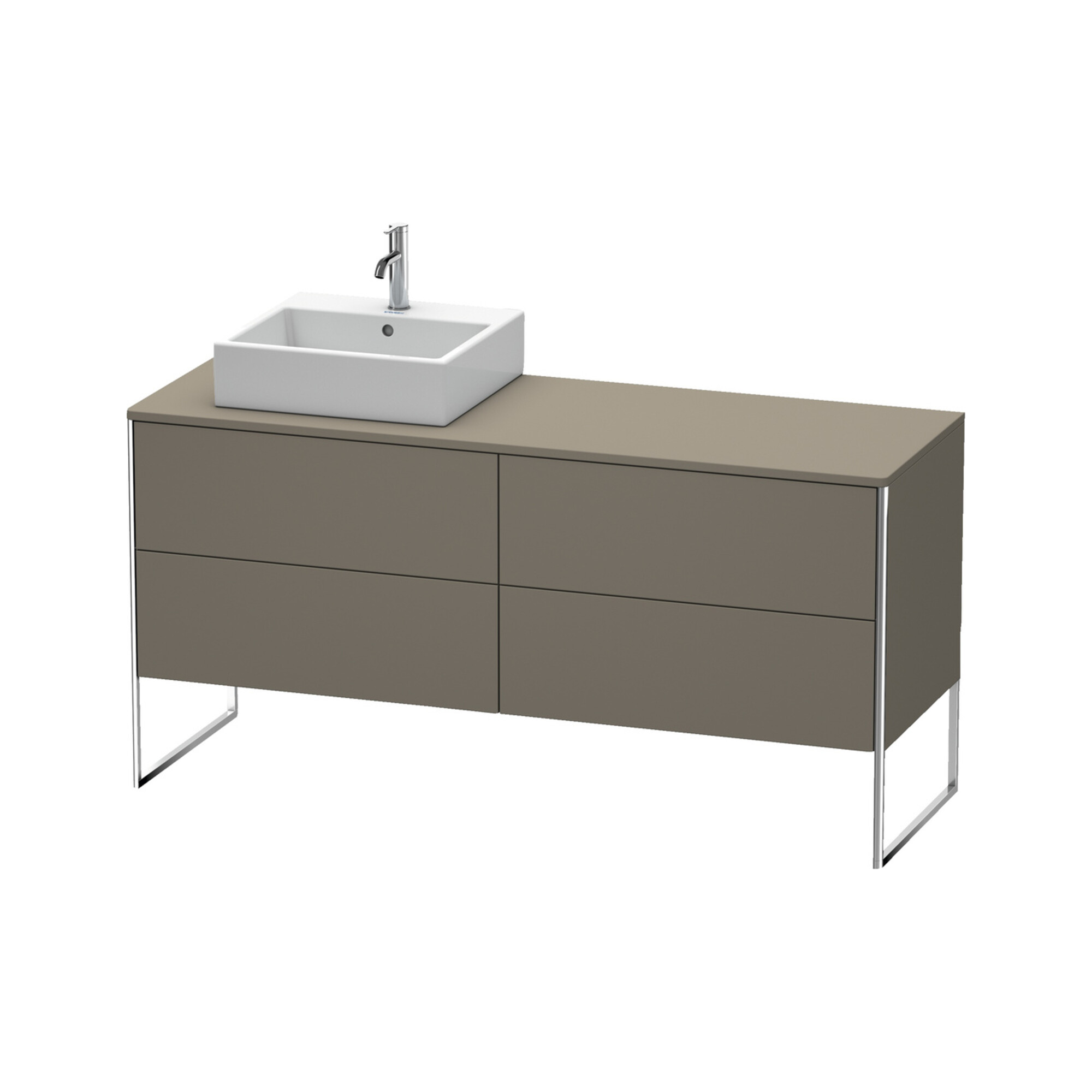 Duravit Waschtischunterschrank XSquare 160x54,8x77,8cm, 4 AZ, st, B l, f G m
