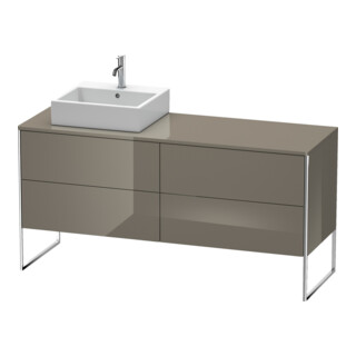 Duravit Waschtischunterschrank XSquare 160x54,8x77,8cm, 4 AZ, st, B l, f Gr hgl
