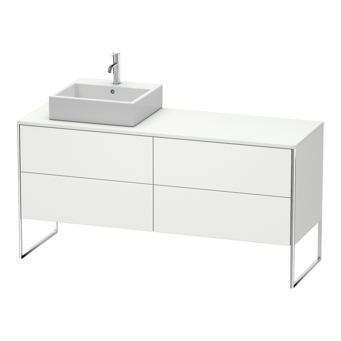 Duravit Waschtischunterschrank XSquare 160x54,8x77,8cm, 4 AZ, st, B l, No w m