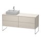 Duravit Waschtischunterschrank XSquare 160x54,8x77,8cm, 4 AZ, st, B l, Tau matt-1