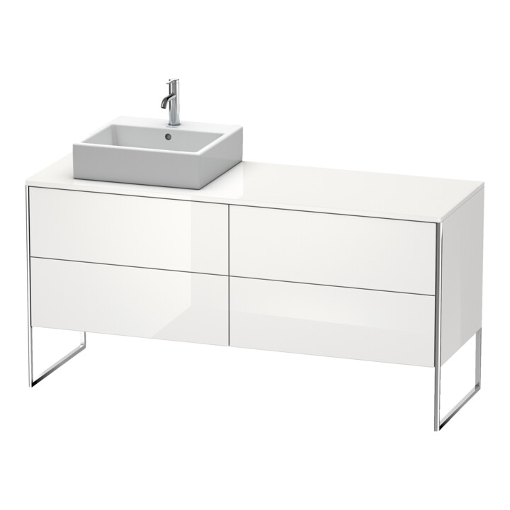 Duravit Waschtischunterschrank XSquare 160x54,8x77,8cm, 4 AZ, st, B l, Tau matt