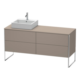Duravit Waschtischunterschrank XSquare 160x54,8x77,8cm, 4 AZ, st, B li, bas. m