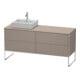 Duravit Waschtischunterschrank XSquare 160x54,8x77,8cm, 4 AZ, st, B li, bas. m-1