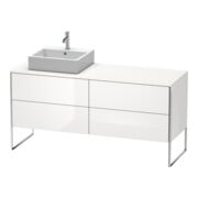 Duravit Waschtischunterschrank XSquare 160x54,8x77,8cm, 4 AZ, st, B li, we hgl-1