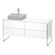 Duravit Waschtischunterschrank XSquare 160x54,8x77,8cm, 4 AZ, st, B li, we m-1
