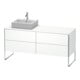 Duravit Waschtischunterschrank XSquare 160x54,8x77,8cm, 4 AZ, st, B li, we matt-1