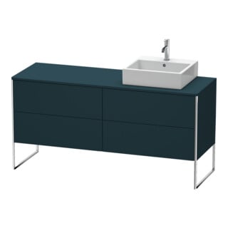 Duravit Waschtischunterschrank XSquare 160x54,8x77,8cm, 4 AZ, st, B r, bl m
