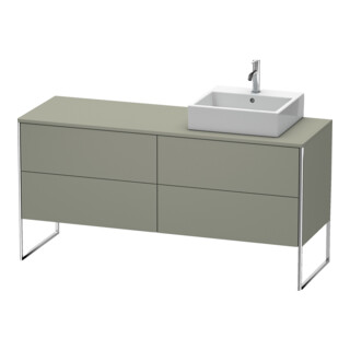 Duravit Waschtischunterschrank XSquare 160x54,8x77,8cm, 4 AZ, st, B r, st-g m