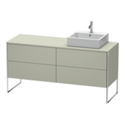 Duravit Waschtischunterschrank XSquare 160x54,8x77,8cm, 4 AZ, st, B r, T s-matt
