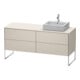Duravit Waschtischunterschrank XSquare 160x54,8x77,8cm, 4 AZ, st, B r, Tau matt-1
