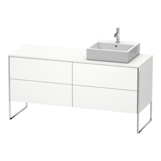 Duravit Waschtischunterschrank XSquare 160x54,8x77,8cm, 4 AZ, st, B r, w s-matt