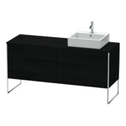 Duravit Waschtischunterschrank XSquare 160x54,8x77,8cm, 4 AZ, st, B re, Ei sw-1