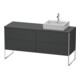 Duravit Waschtischunterschrank XSquare 160x54,8x77,8cm, 4 AZ, st, B re, graph m-1