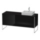 Duravit Waschtischunterschrank XSquare 160x54,8x77,8cm, 4 AZ, st, B re, sw hgl-1