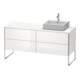Duravit Waschtischunterschrank XSquare 160x54,8x77,8cm, 4 AZ, st, B re, we hgl-1