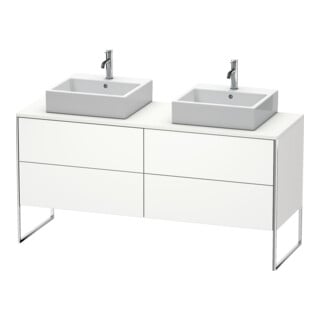 Duravit Waschtischunterschrank XSquare 160x54,8x77,8cm, 4 AZ, steh., we s-matt