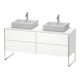 Duravit Waschtischunterschrank XSquare 160x54,8x77,8cm, 4 AZ, steh., we s-matt-1