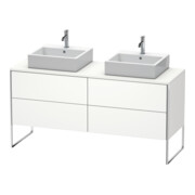Duravit Waschtischunterschrank XSquare 160x54,8x77,8cm, 4 AZ, steh., we s-matt