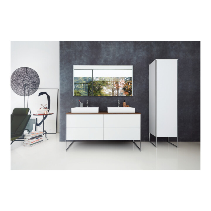 Duravit Waschtischunterschrank XSquare 160x54,8x77,8cm, 4 AZ, steh., we s-matt